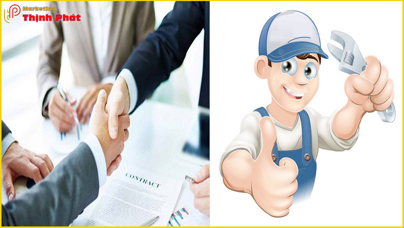 Tiến hành ký kết hợp đồng và hỗ trợ, bảo trì, bảo hành